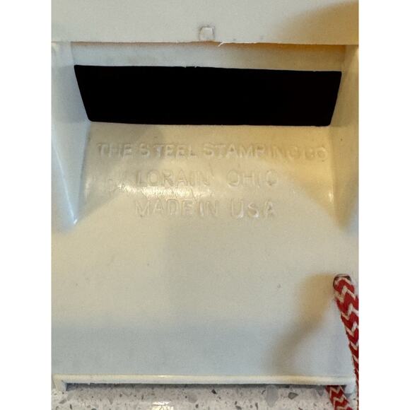 Vintage The Steel Stamping Co. Cream Toy Rotary Phone Plastic & Metal - READ - Picture 5 of 9